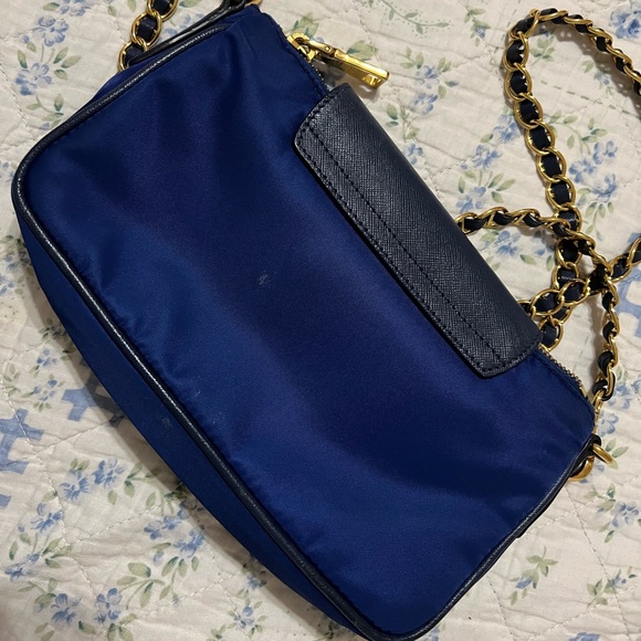 Prada Navy Blue Tessuto and Saffiano Leather - Picture 6 of 13